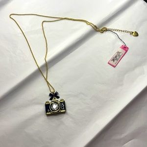 Betsey Johnson Camera Necklace